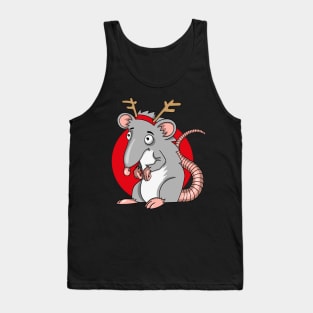 Christmas Rat Tank Top